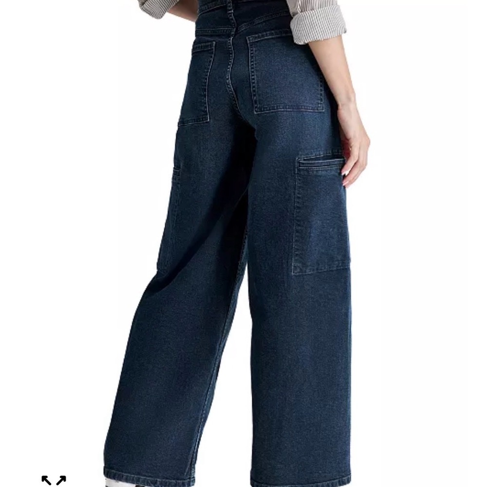DKNY High Rise, Wide Leg Jeans - Picture 3 of 14